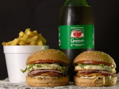 Combo: 1 Duplo Hamburgão + 1 Fritas G + 1 Guaraná 1l Grátis