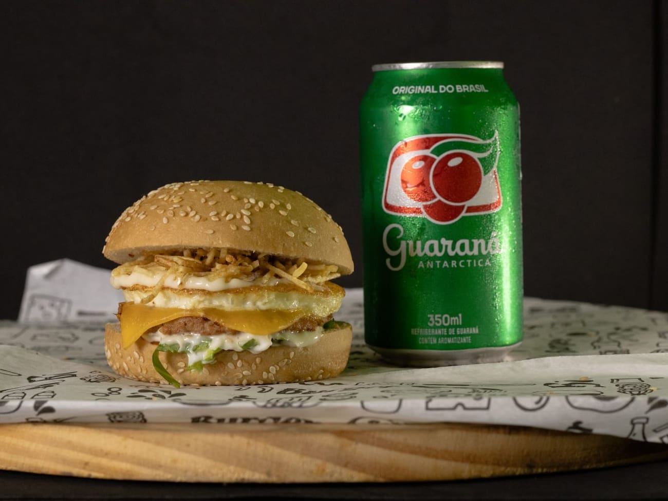 Combo: 1 Eggxburguer + 1 Guaraná 350ml